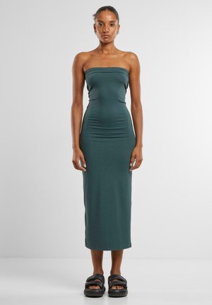 Urban Classics BANDEAU - Etuikleid - bottlegreen