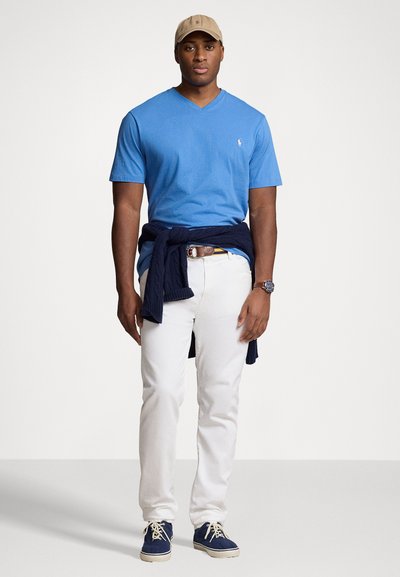 Polo Ralph Lauren Big & Tall JERSEY V-NECK T-SHIRT - Jednoduché tričko - new england blue