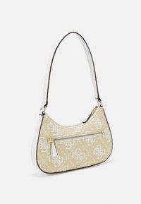 Guess RUMA MINI TOP ZIP - Kézitáska - white