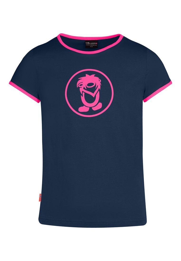 Trollkids T-shirt print donkerblauw