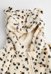 Next COSY REGULAR FIT - Fleecejacke - ecru  animal print