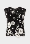 MOCHETTY - Top - noir/blanc