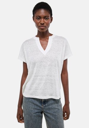 Monoprix, T-shirt basique - ecru