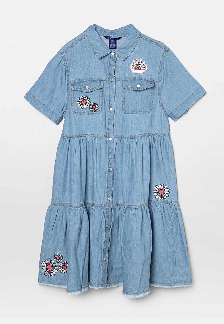 Scotch & Soda Jeansjurken lichtblauw Scotch & Soda Jeansjurken lichtblauw