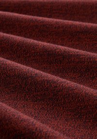 TOM TAILOR DENIM BASIC CREWNECK  - Strickpullover - velvet red navy mouline