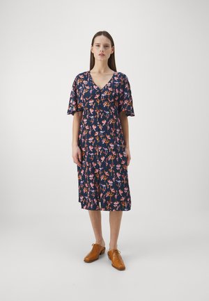 WOMENS DRESS - Skjortekjole - blues