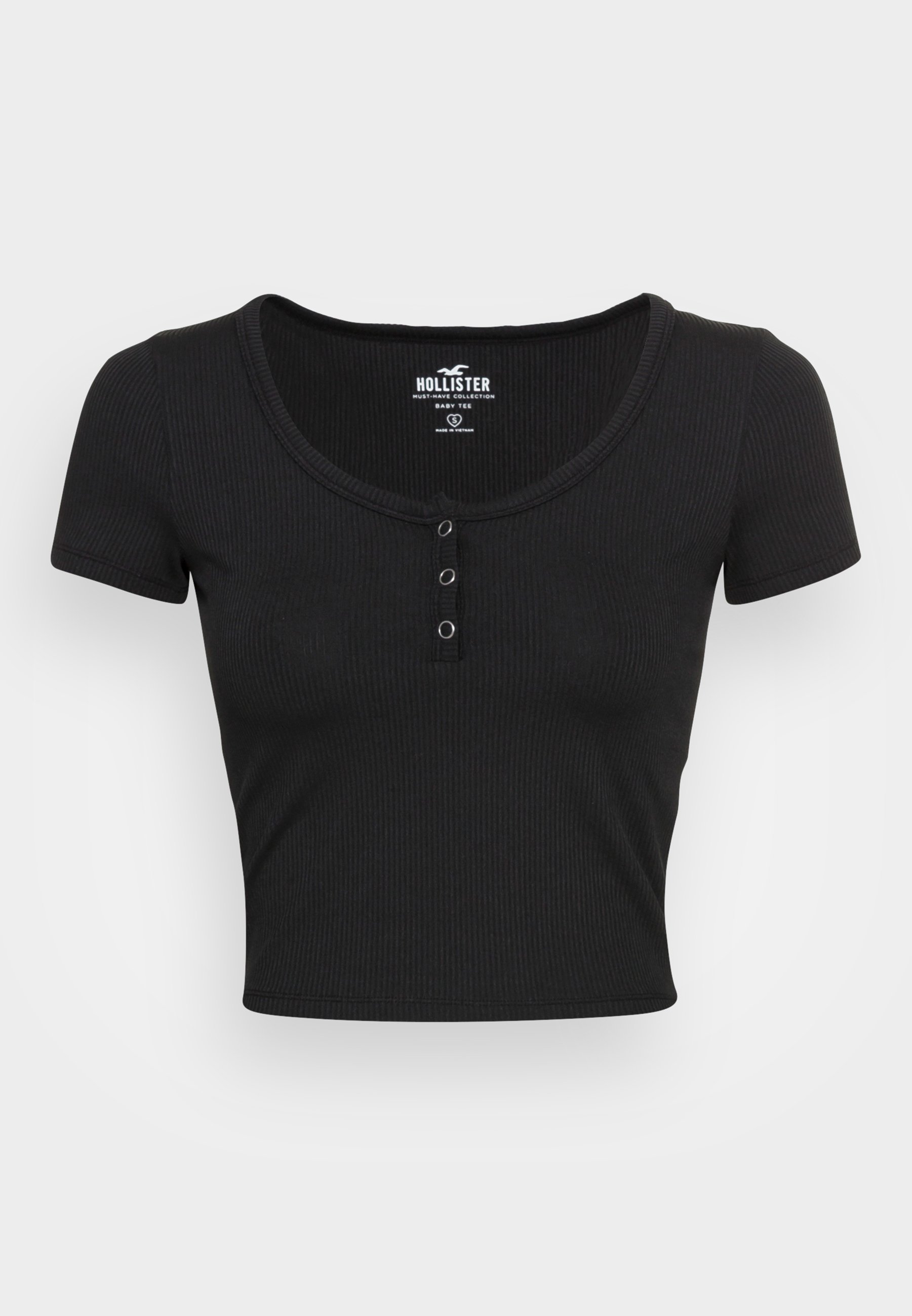 Hollister Co. SEAMLESS SNAP HENLEY 