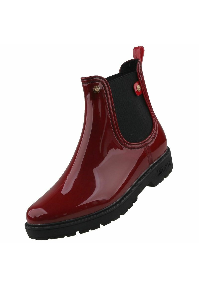 Damen Ankle Boots | Mustang Stiefelette rot - QK53372 Damen Ankle Boots | Mustang Stiefelette rot - QK53372