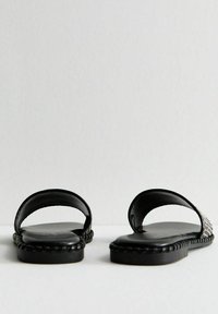 New Look RAFFIA STRAP - Riemensandalette - black pattern