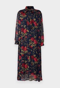 ROSE PRINT BOW DRESS - Denní šaty - classic blue