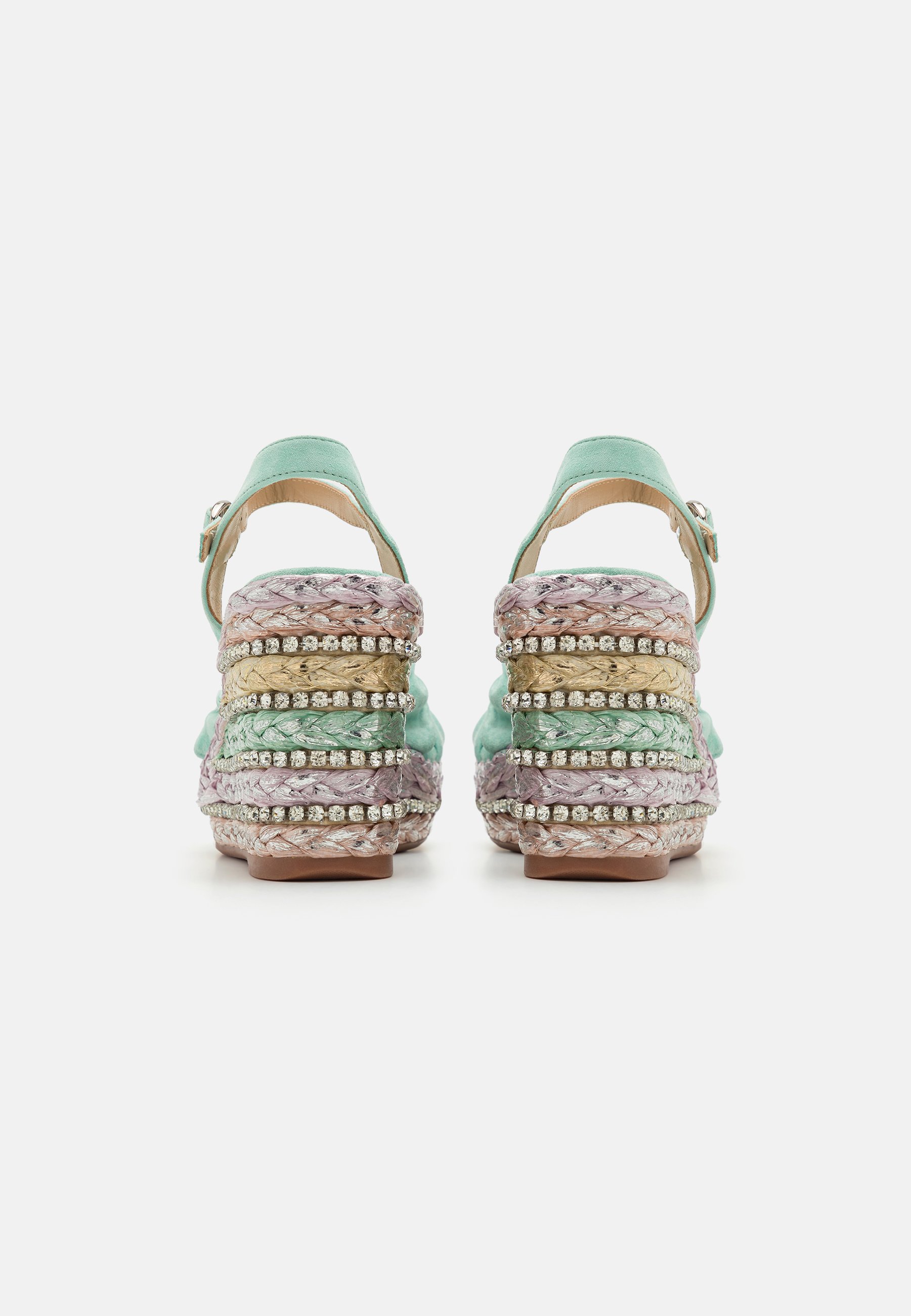 Alma en Pena Sandalen met sleehak - mint/mintgroen - Zalando.nl