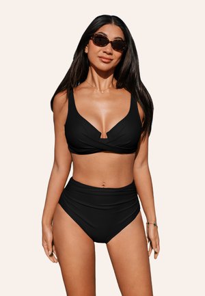 Cupshe CAPTIVATING TWO-PIECE SET - Bikini - black