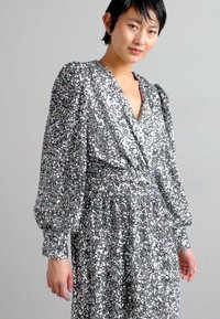 The Kooples ROBE - Robe de soirée - silver-coloured