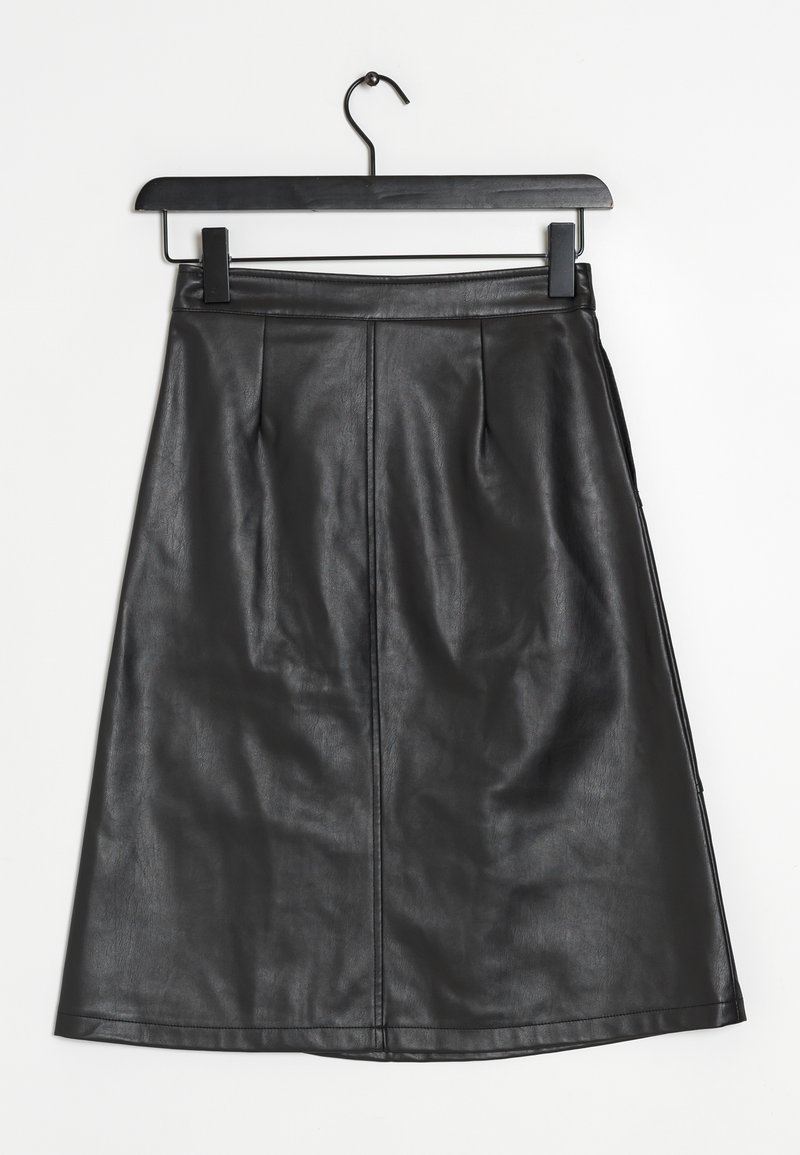 Leather Gonne In Pelle Zalando Mango Gonna Di Pelle Black/nero
