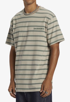 DC Shoes T-shirt imprimé - silver lining upstate stripe