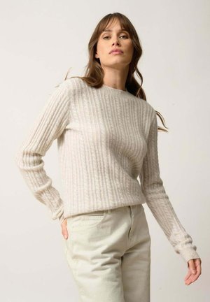 ROUND NECK  - Trui - heather pearl grey