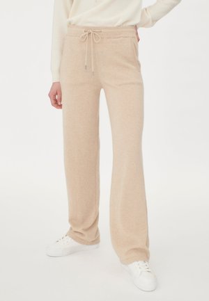 STRAIGHT LEG JOGGER - Jogginghose - beige