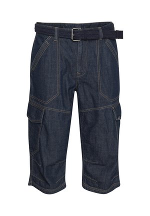 FQZAMO - Jeans Shorts - denim dark blue