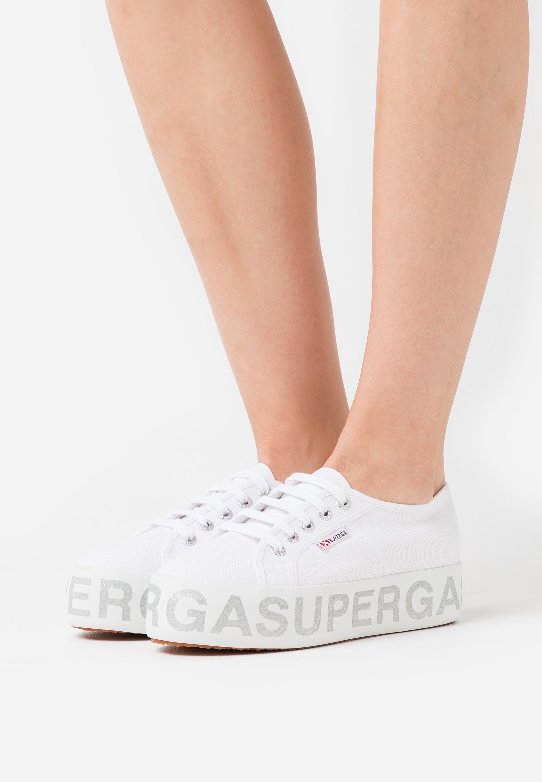 2790 GLITTERLETTERING Sneakers whitesilver 2790 GLITTERLETTERING Sneakers whitesilver
