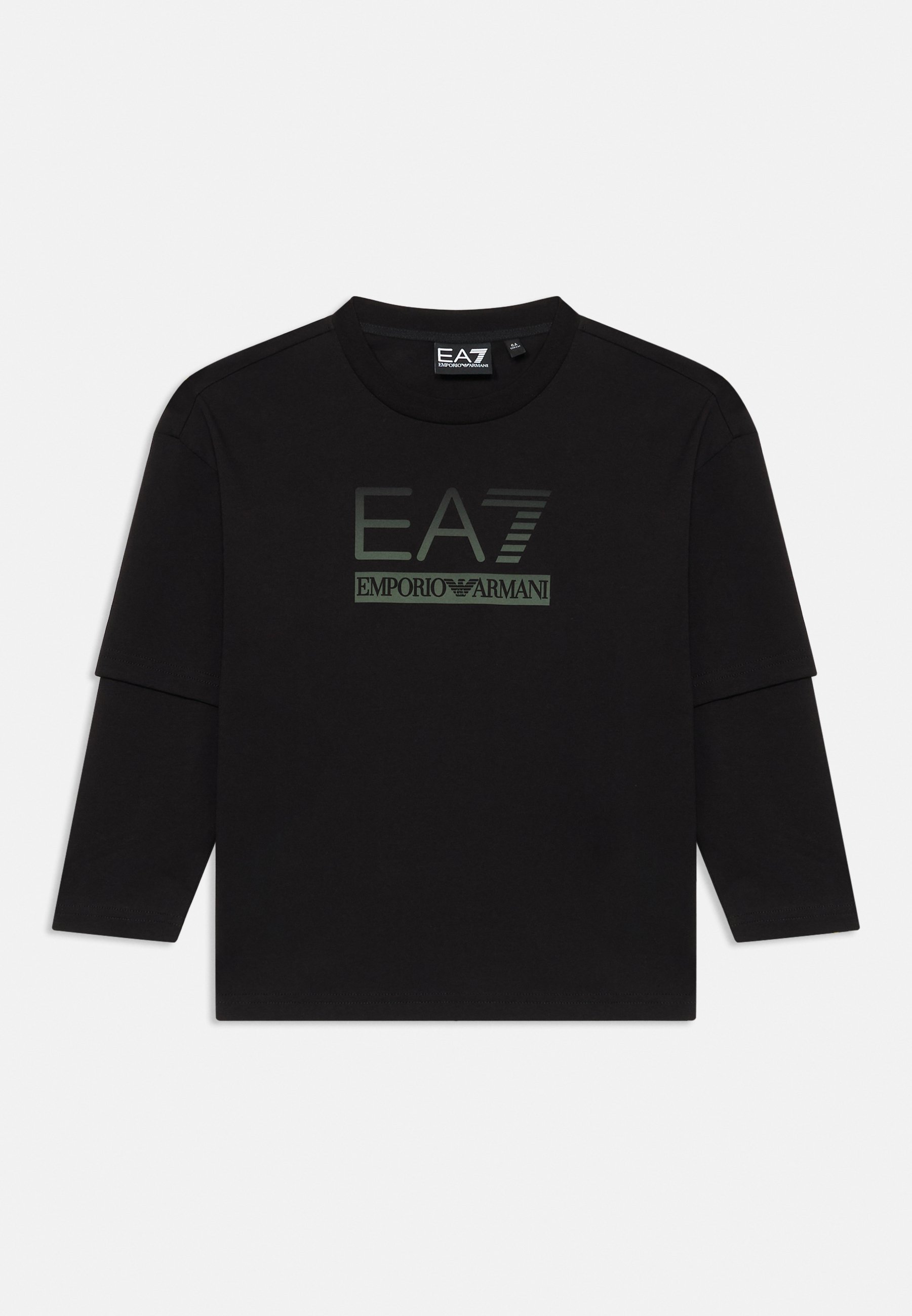 EA7 Emporio Armani UNISEX - Long sleeved top - black - Zalando.co.uk