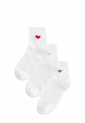 Next HEARTS CROPPED ANKLE 3 PACK - Sukat - ecru