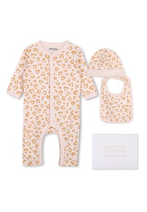 KENZO kids, ENSEMBLE TEXTILE - Bonnet - litchi