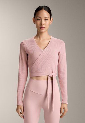 WRAP 33122738 - Top s dlhým rukávom - pink
