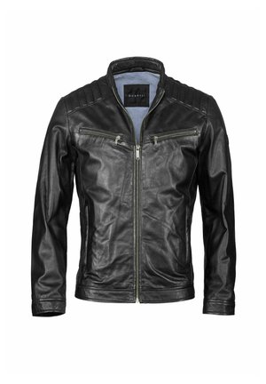 Lederjacke - black