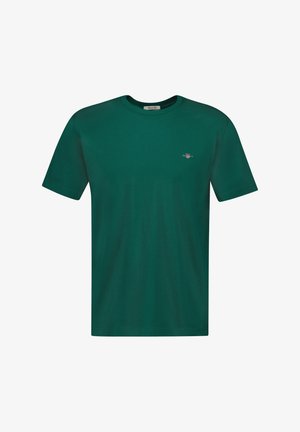 GANT SHIELD - T-paita - grün deep forest green