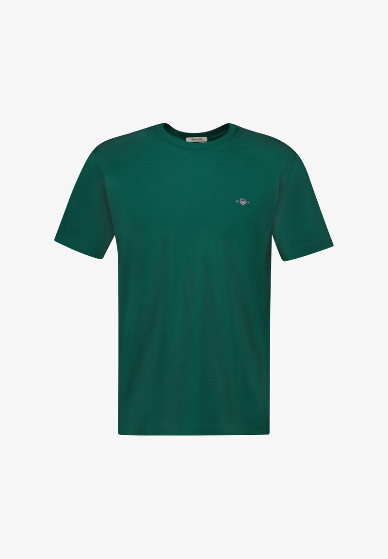 GANT SHIELD - T-paita - grün deep forest green