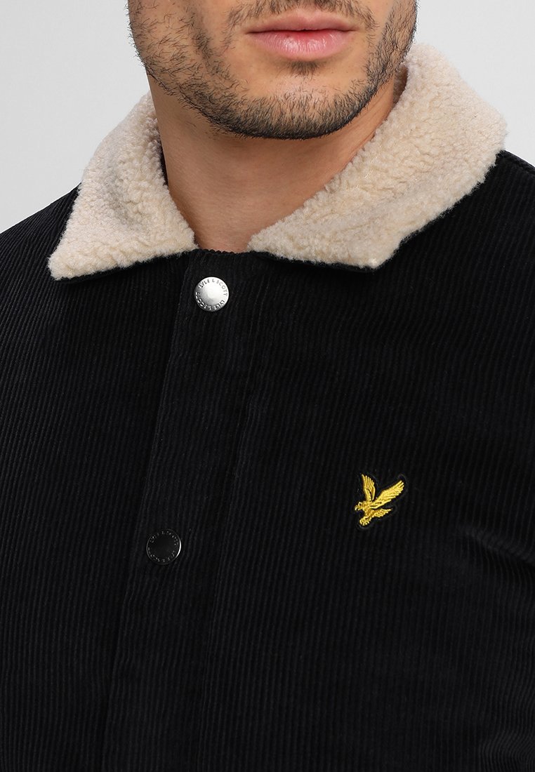 jumbo cord shearling jacket