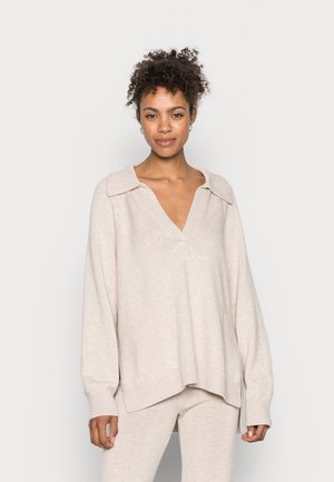 NAVA JUMPER - Svetr - grey/beige