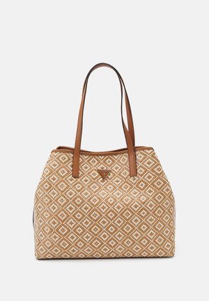 Guess VIKKY SET - Shopping bag - cognac