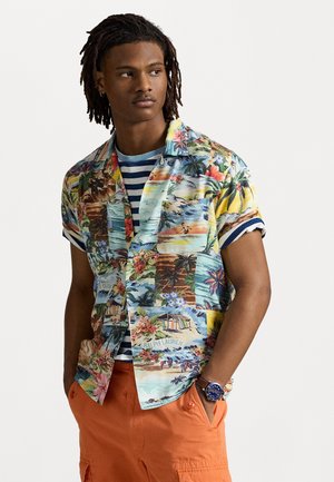 Polo Ralph Lauren CLASSIC FIT PATCHWORK-PRINT CAMP SHIRT - Marškiniai - surf scenic patchwork
