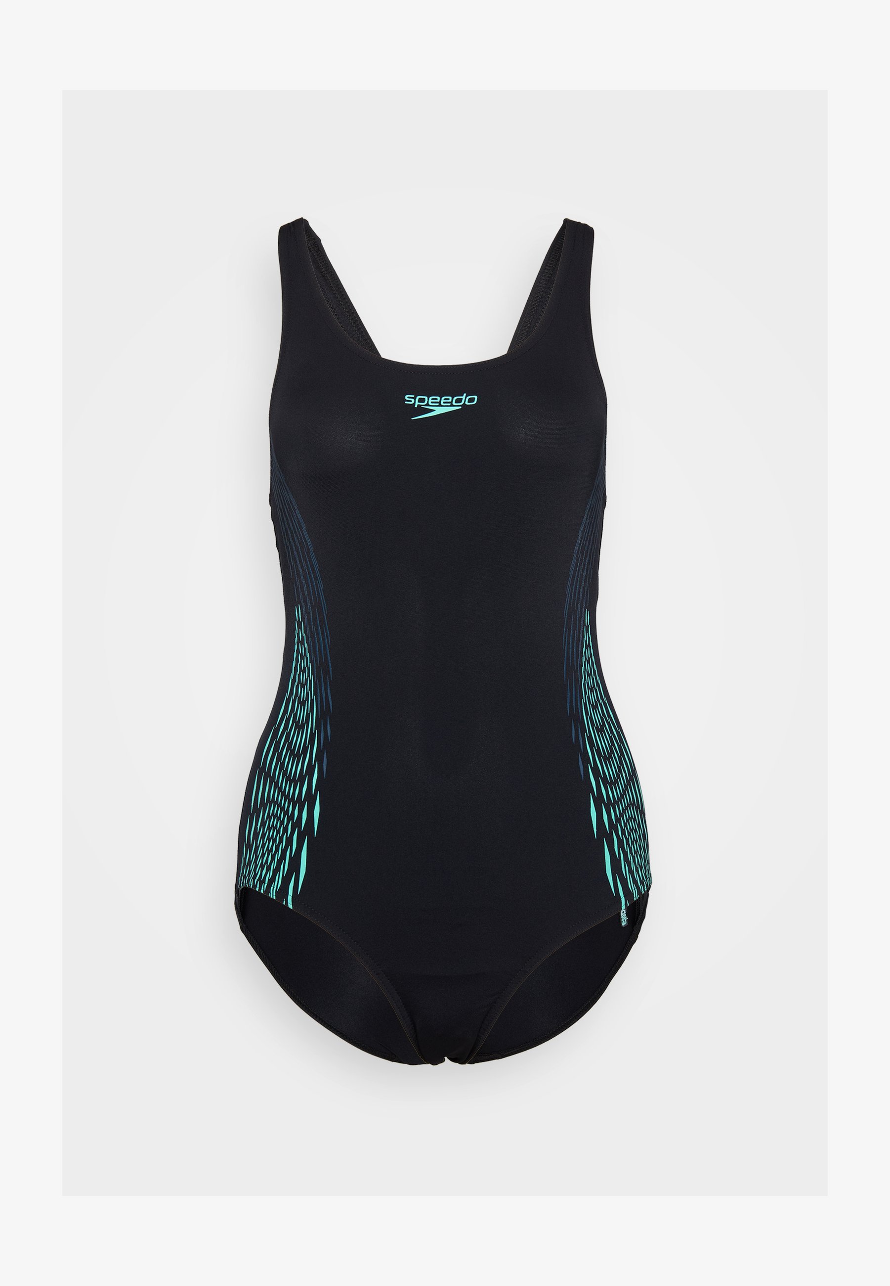 Speedo WOMENS PLACEMENT MUSCLEBACK Swimsuit dark teal/black