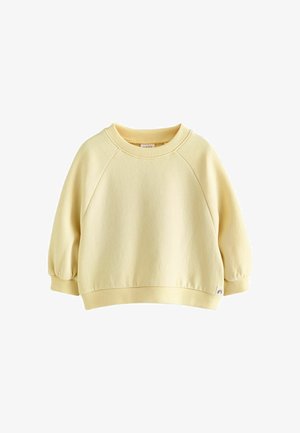 REGULAR FIT CREW - Sportinis megztinis - butter yellow