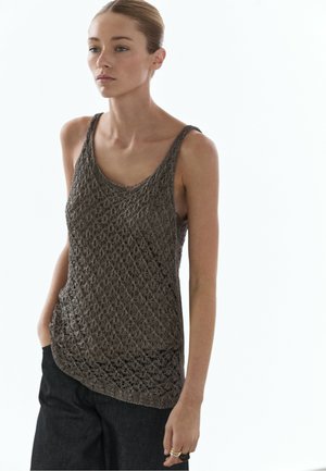 Massimo Dutti, MASSIMO DUTTI - Top - khaki