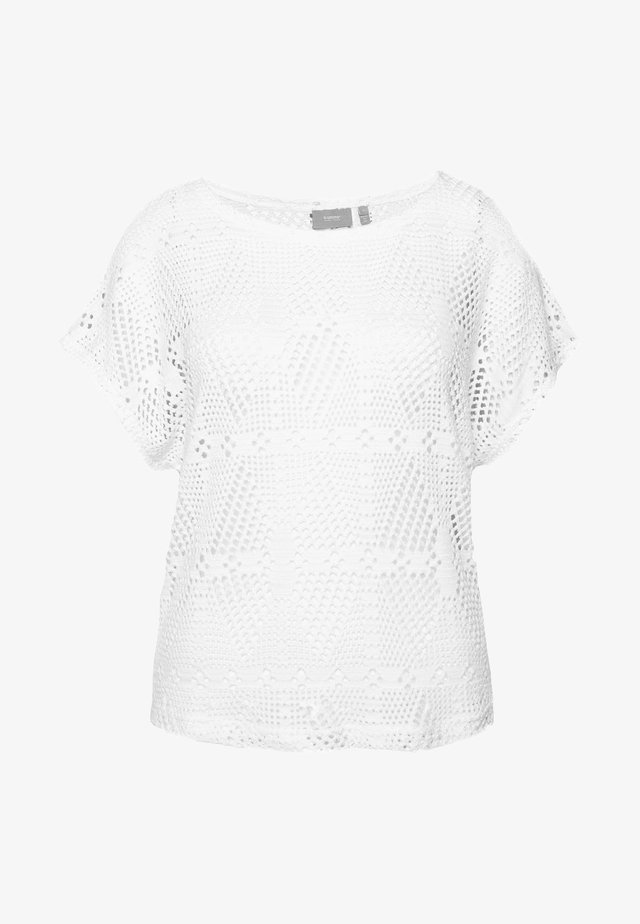 BYSIGRID - T-shirt med print - off white