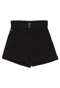 Bershka Shorts vaqueros - black
