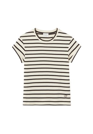 T-SHIRT MANCHES COURTES MARINIÈRE - T-shirt imprimé - bicolore