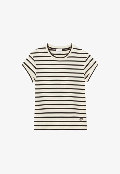 Claudie Pierlot T-SHIRT MANCHES COURTES MARINIÈRE - Camiseta estampada - bicolore