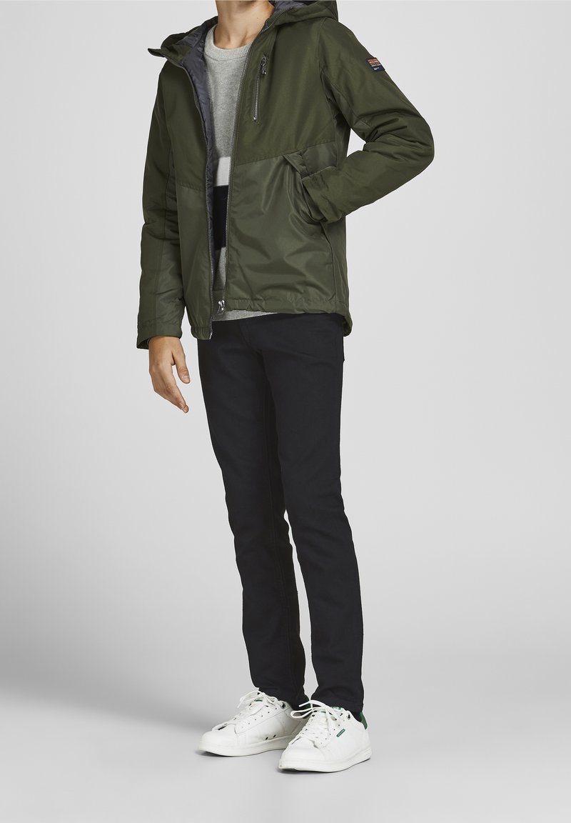Jack & Jones Junior JJIGLENN JJORIGINALAM JR - Vaqueros slim fit - black denim
