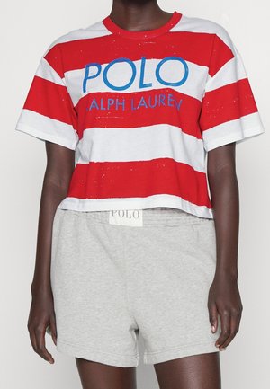 T-shirt med print - white