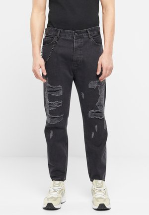 BOYFRIEND FIT  - Relaxed fit jeans - black