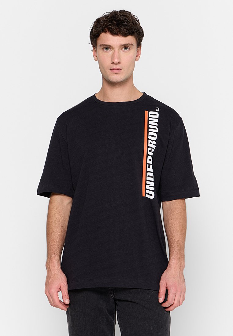 Études T-shirt print zwart Études T-shirt print zwart