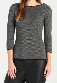 comma Strickpullover - black