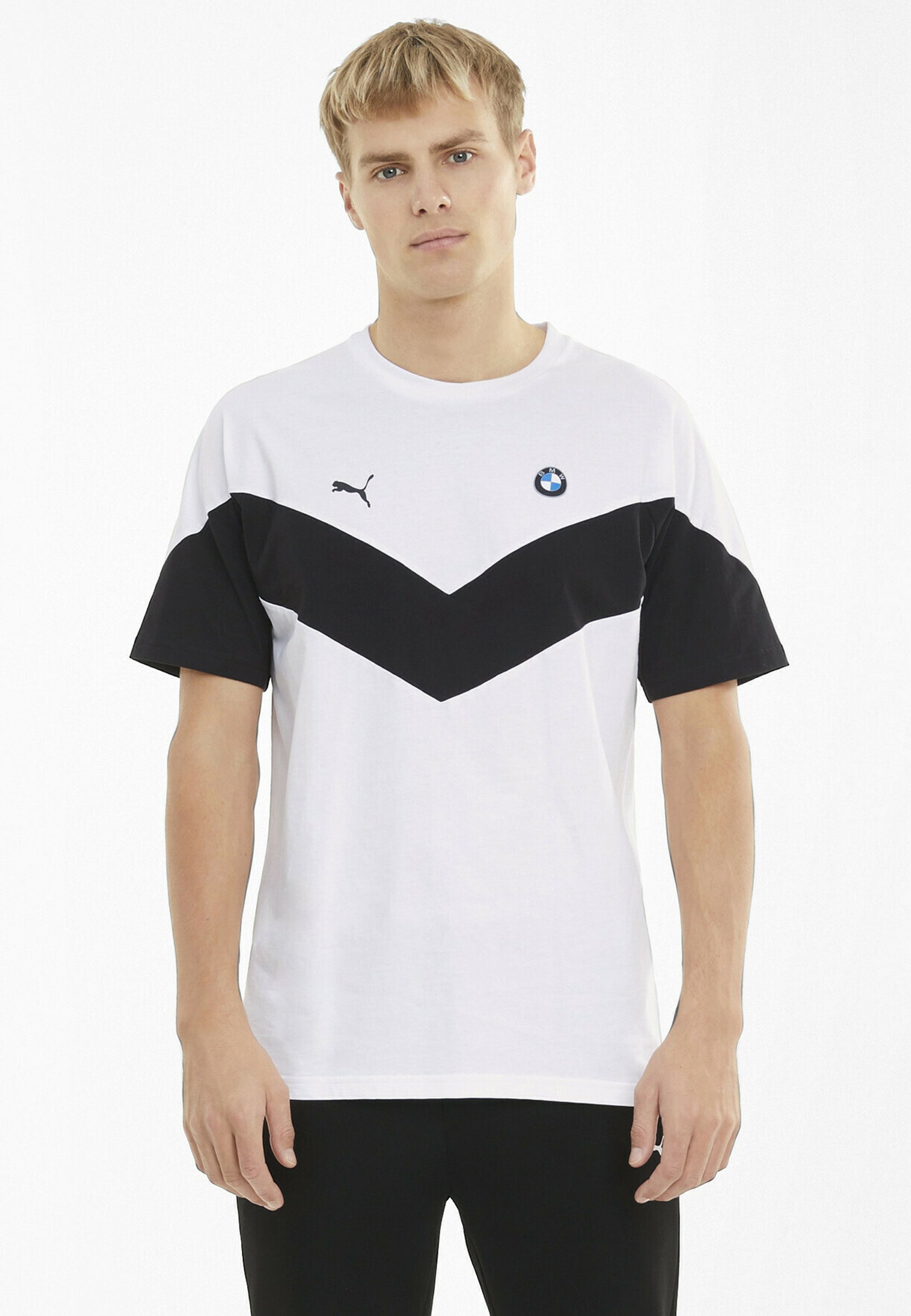 Puma BMW TEE - T-shirt con stampa - puma white/bianco - Zalando.it