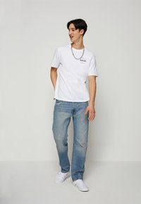 Levi's® 551Z™ AUTHENTIC STRAIGHT - Calças de ganga de corte relaxado - dark indigo worn in