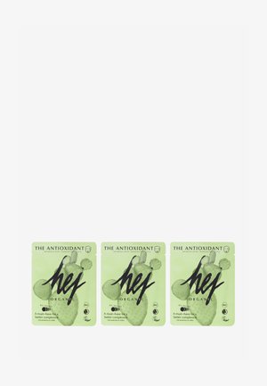 THE ANTIOXIDANT SET — 3 X 18G SHEET MASK CACTUS |SACHETS, PAPER - Skincare set - -