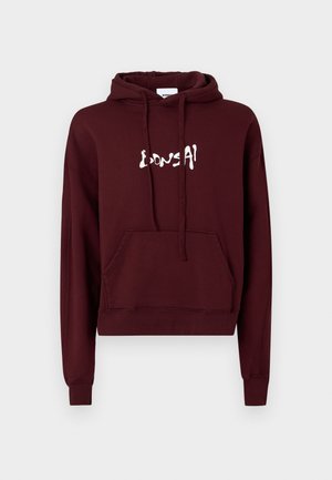 SEASONAL GRAPHIC CLASSIC HOODIE REGULAR FIT UNISEX - Sweatshirt - burgundy